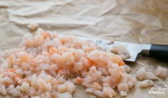 гренки с креветками