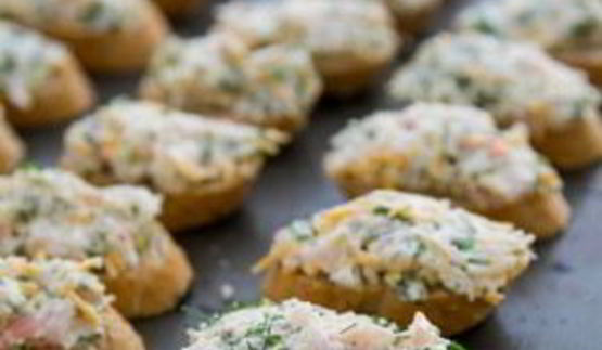 гренки с креветками