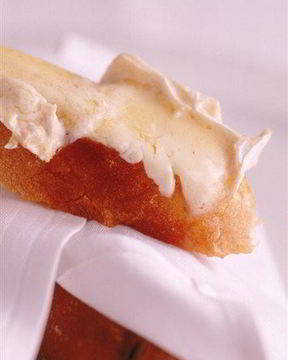 Гренки с куриной печенкой