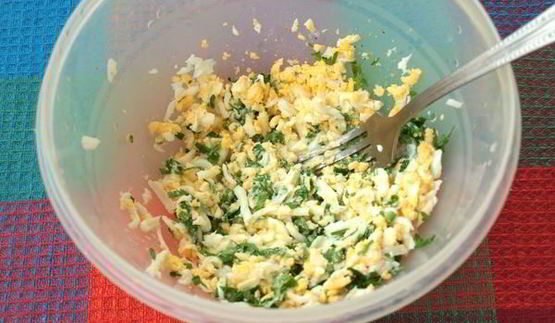 гренки с селедочкой