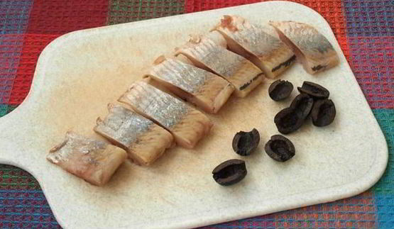 гренки с селедочкой