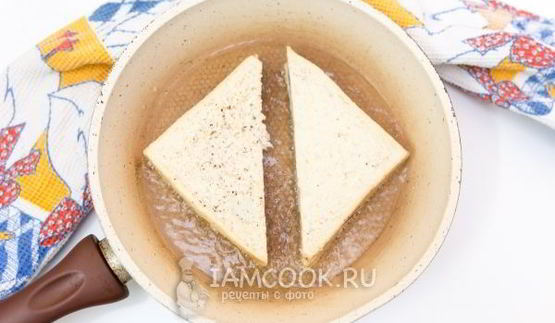 гренки с шоколадно-ореховой пастой