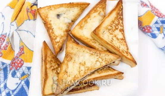 гренки с шоколадно-ореховой пастой