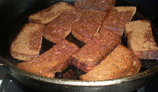 гренки с шпротами