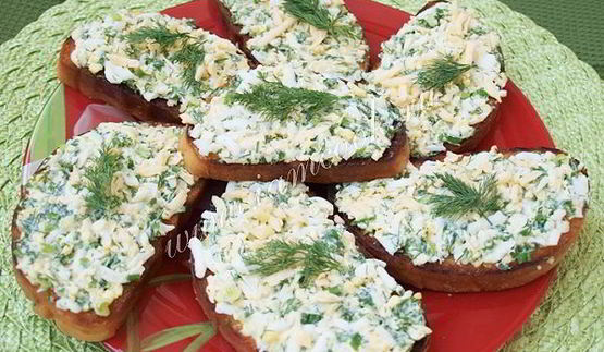 гренки с сыром и чесноком