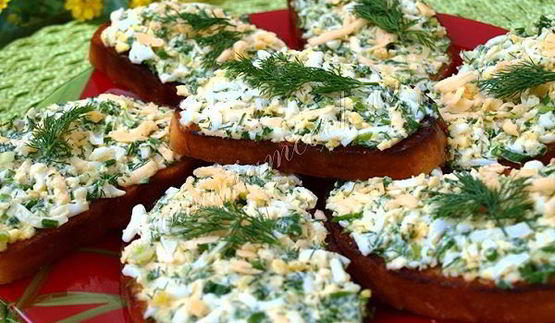 гренки с сыром и чесноком