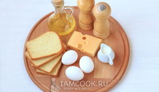 гренки с сыром и яйцом в духовке