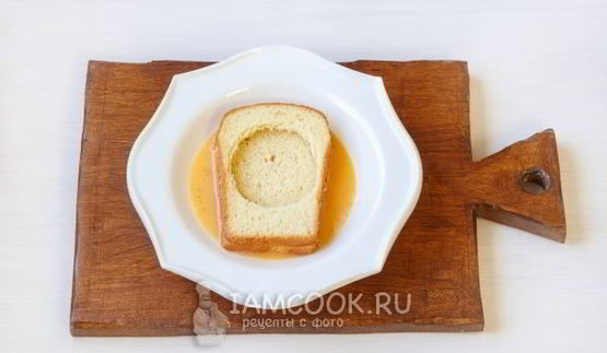 гренки с сыром и яйцом в духовке