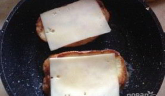 гренки с сыром на завтрак