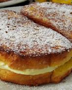 Гренки с творогом