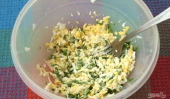 гренки с яйцом и селедкой