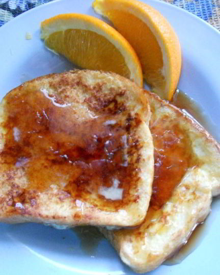 Рецепт хлебных гренков к завтраку