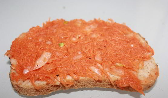 морковные гренки
