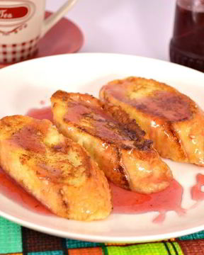 Сладкие гренки на завтрак