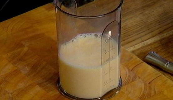 сладкие гренки с томлеными персиками