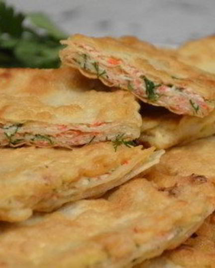 Рецепт восточных гренков на тонком лаваше