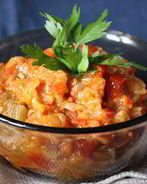 Баклажанная икра с яблоками