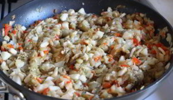 баклажанная икра с яблоками