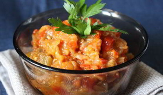 баклажанная икра с яблоками