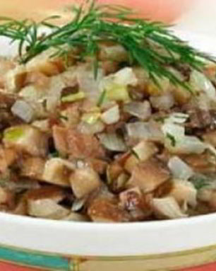 Грибная икра с овощами