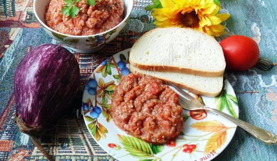 икра из баклажанов и перца по-донецки