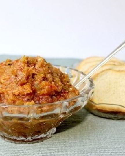 Рецепт икры из печеных баклажанов