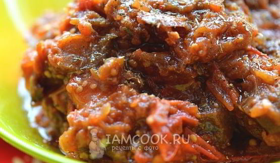 икра из замороженных овощей