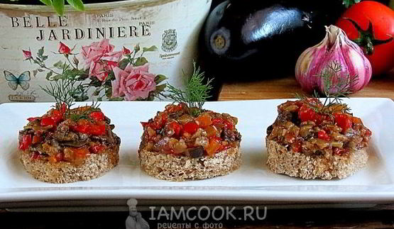 икра из запеченных баклажанов