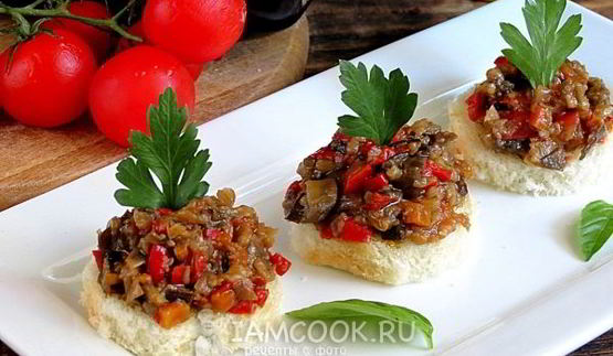 икра из запеченных баклажанов