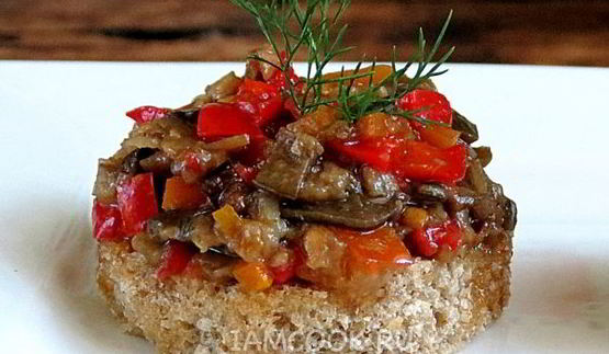 икра из запеченных баклажанов