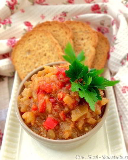 Рецепт икры заморской — баклажанной