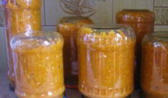 кабачковая икра без томатной пасты