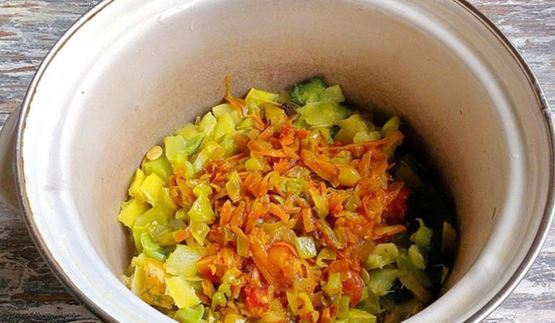 кабачковая икра из замороженных овощей