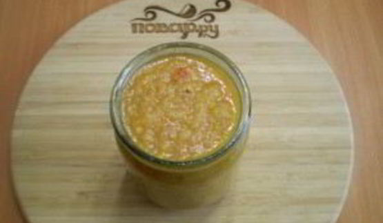 кабачковая икра с майонезом и луком