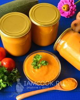 Кабачковая икра в рукаве для запекания