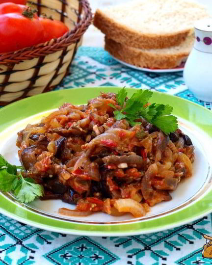 Рецепт жареной икры из баклажанов