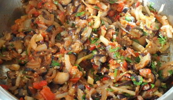 жареная икра из баклажанов