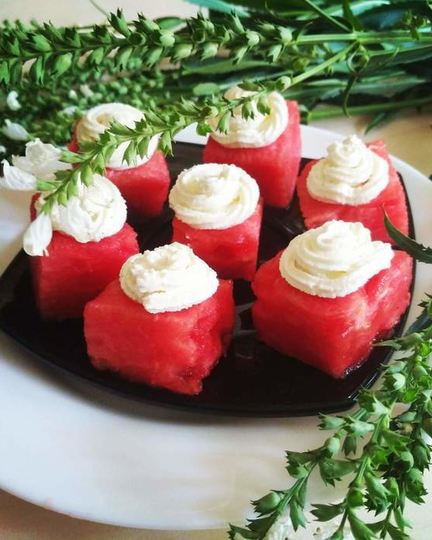 Рецепт арбузного канапе