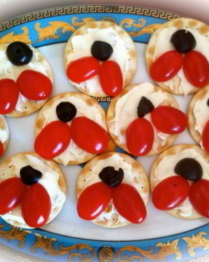 Канапе Божьи коровки