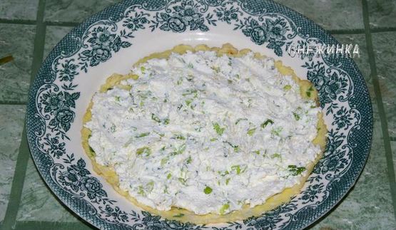 канапе из омлета с творогом