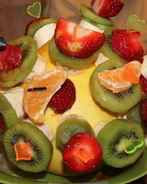 Канапе к шампанскому из фруктов