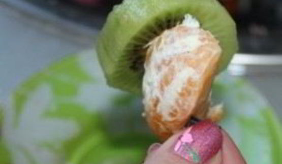 канапе к шампанскому из фруктов