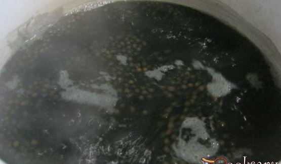 канапе с черной чечевицей фуршетные