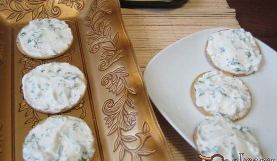 канапе с черной чечевицей фуршетные