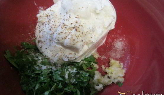 канапе с черной чечевицей фуршетные