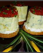 Канапе с икрой Фейерверк вкуса