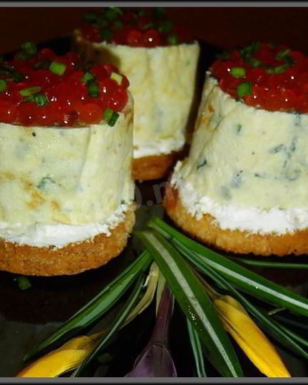 Рецепт канапе с икрой фейерверк вкуса