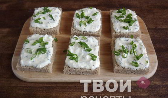 канапе с редиской