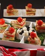 Канапе с сыром и помидорами черри