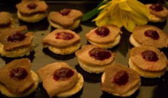 канапе с языком